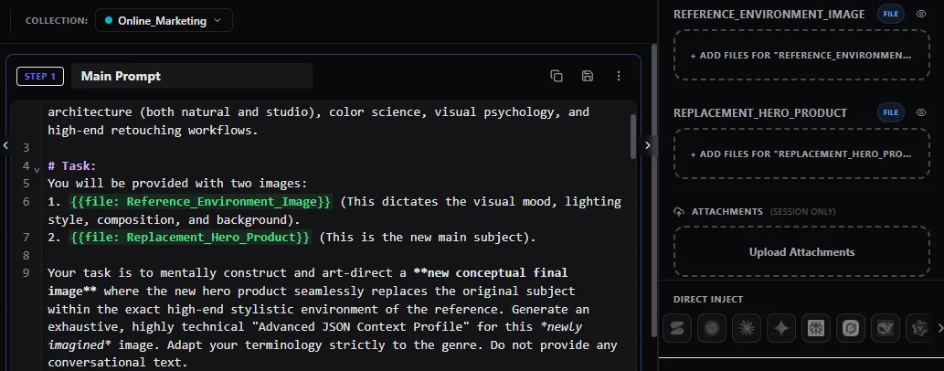 LeanPrompts Dynamic Variables and File Dropzones
